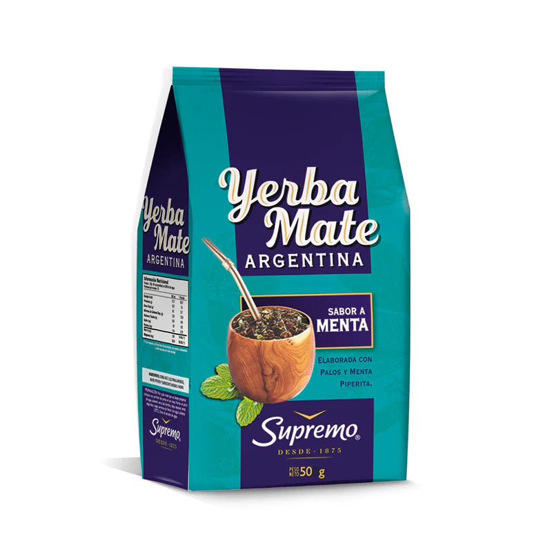 Yerba mate Argentina - Sabor menta - 500 g