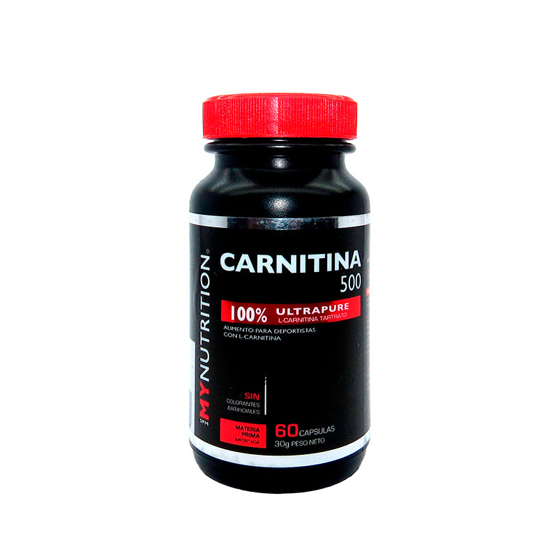 L-CARNITINA 500 mg - 60 Cápsulas - My Nutrition